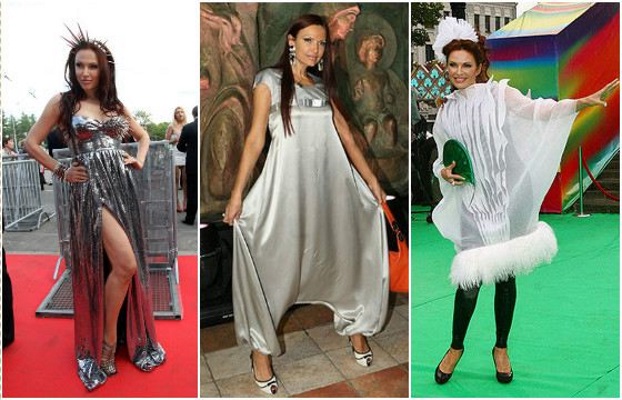 The worst outfits of Russian celebrities