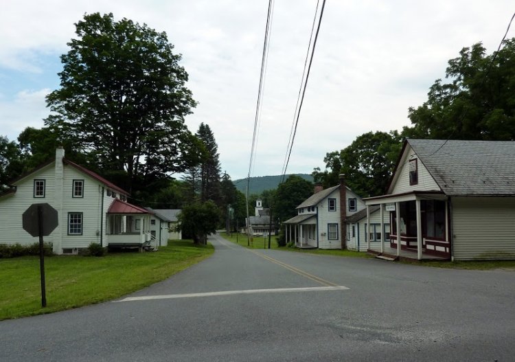 The ghost town Wallpack in Pennsylvania