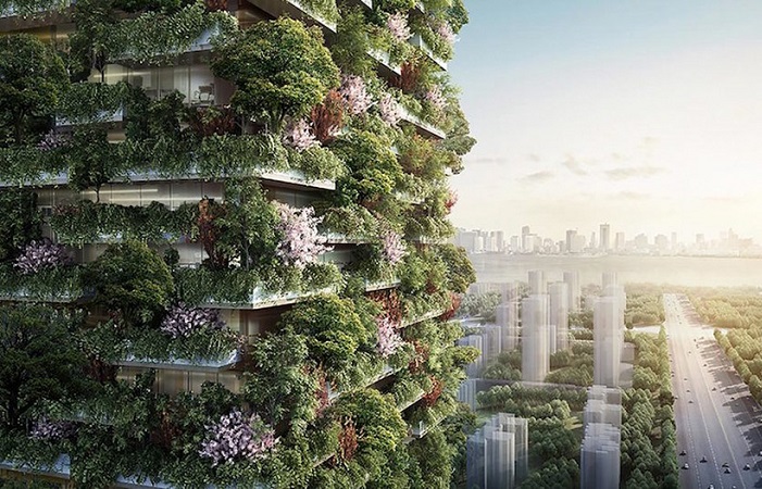 Vertical forests-skyscrapers are been building in Asia
