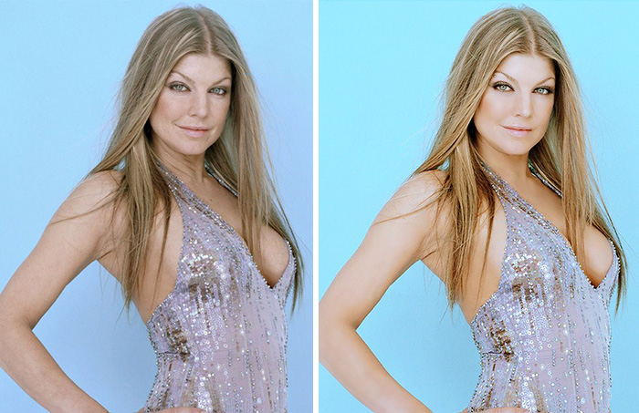 Celebrities before and after photoshop, 22 photos